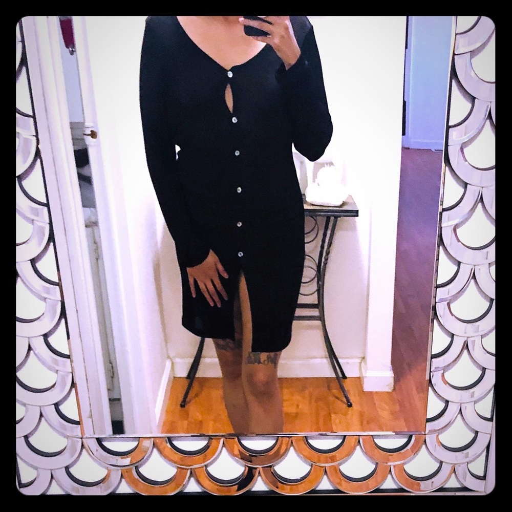 Vintage Black Slim fit Dress